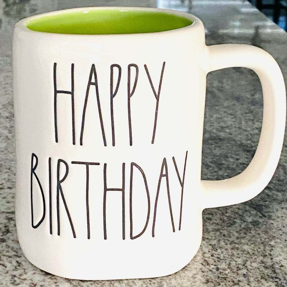 New Rae Dunn Happy Birthday Mug